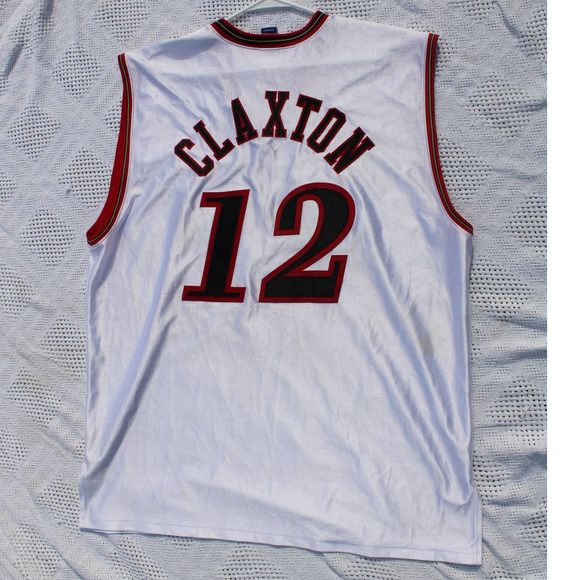 Authentic Vintage Champion Philadelphia 76ers Speedy Claxton jersey 56 3xl - Picture 6 of 10